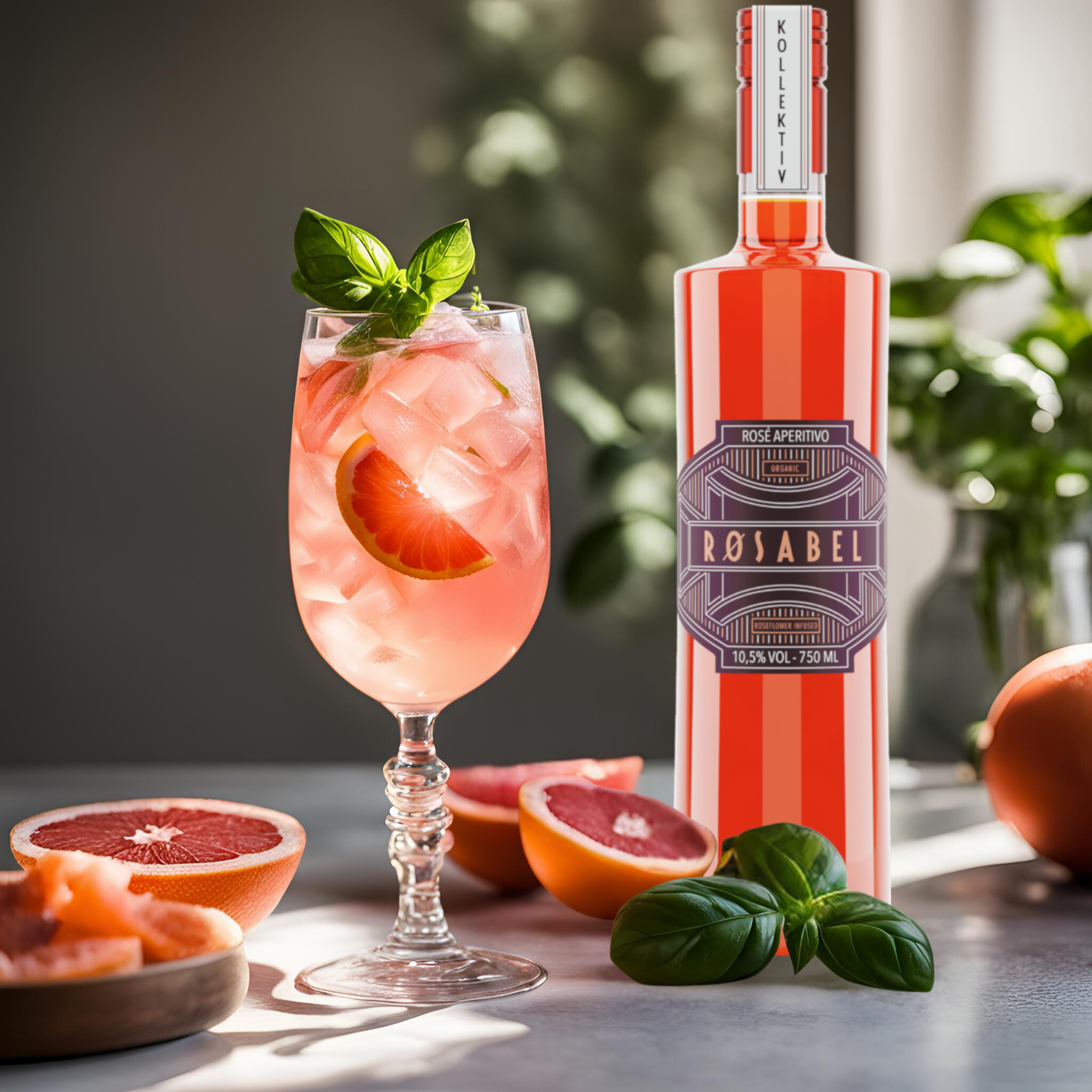 Røsabel - Rosé Bio-Aperitivo | weinbasierter Aperitif | 0,75 Liter