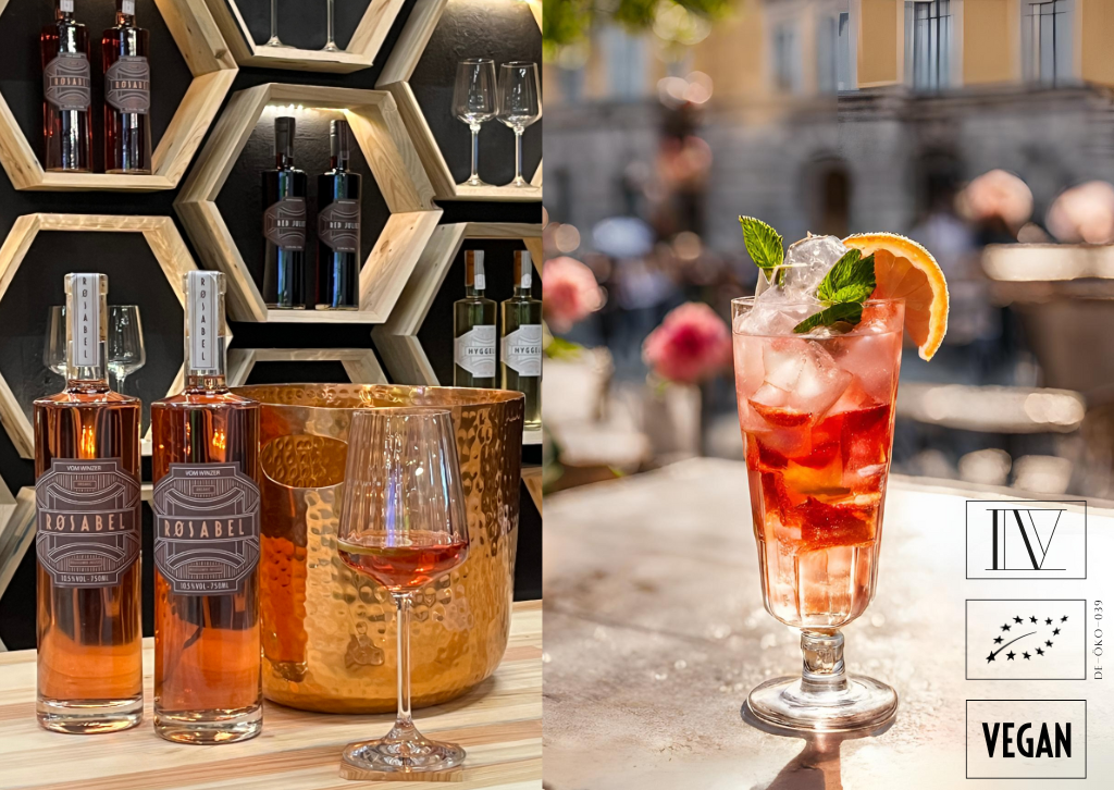 Røsabel - Rosé Bio-Aperitivo | weinbasierter Aperitif | 0,75 Liter