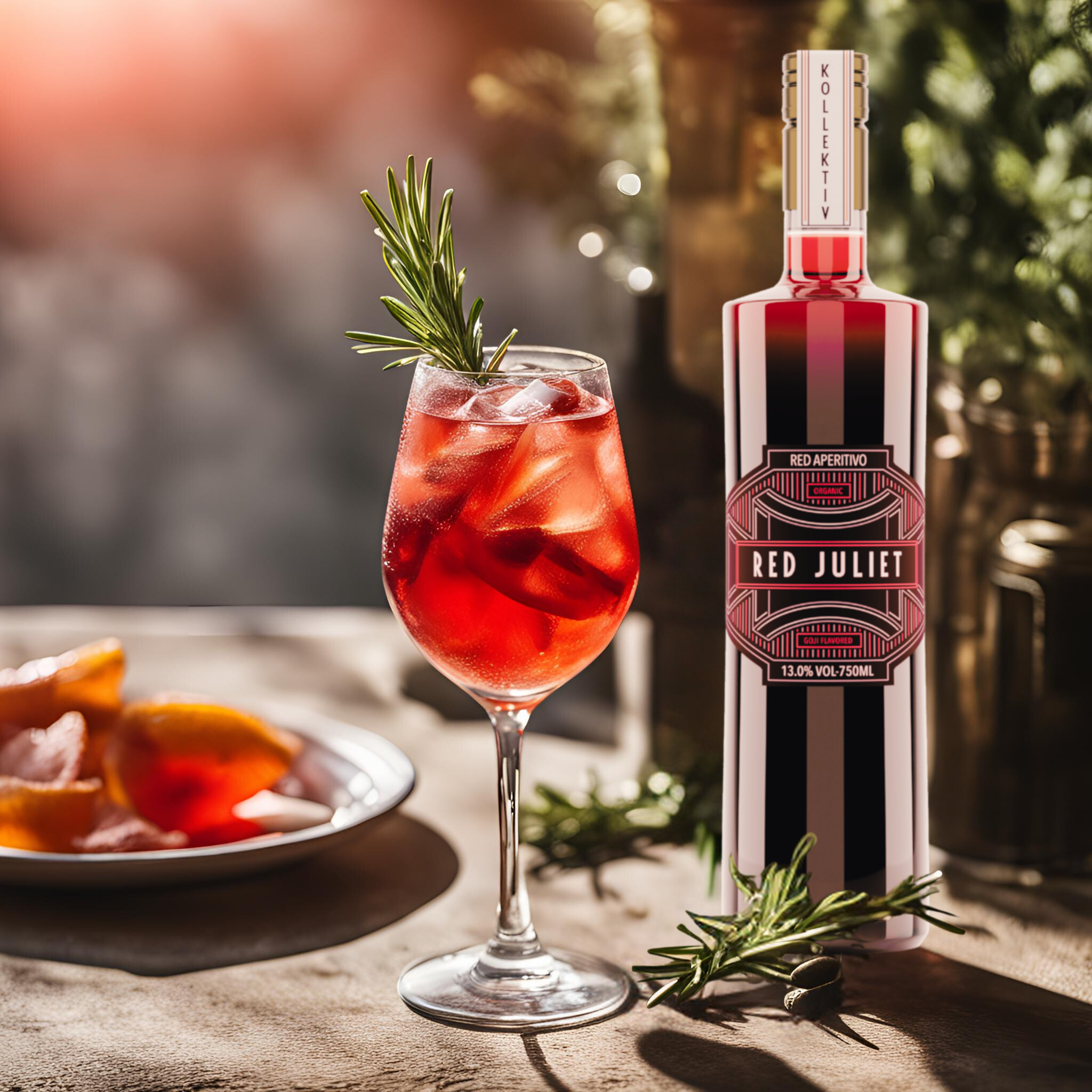 Red Juliet - Red Bio-Aperitivo | weinbasierter Aperitif | 0,75 Liter